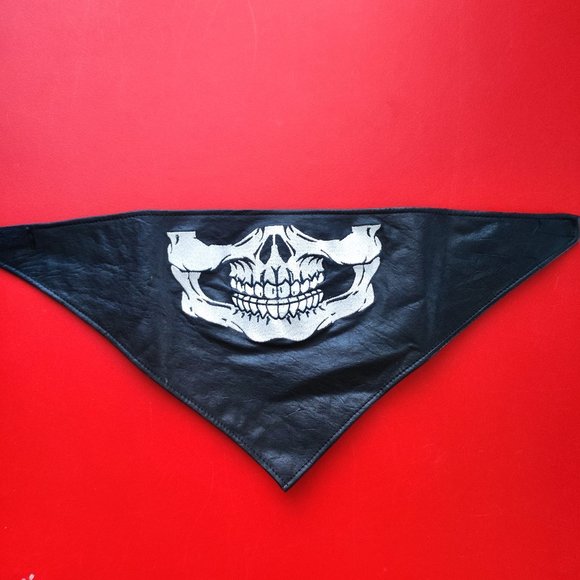 Motorcycle face cover mask black with skull  unisex - Picture 1 of 3